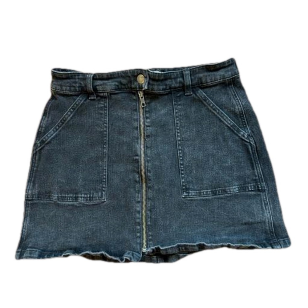 Madewell Denim Utility Zip Skirt